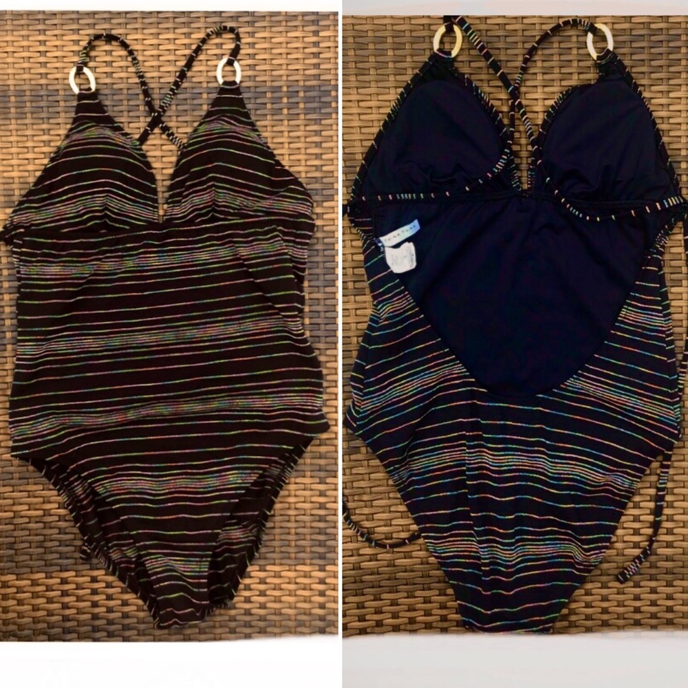 Trina Turk Black One Piece Suit